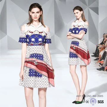 ग्रीष्मकालीन उच्च गुणवत्ता वाली महिला पोशाक